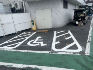 市川市 駐車場 白線ライン工事